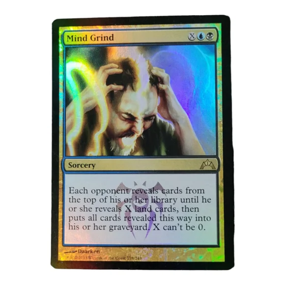 Mind Grind FOIL Magic the Gathering Sorcery Card - Picture 1 of 2